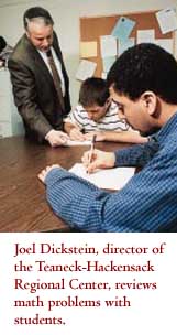 Joel Dickstein advises students and the Regional Center