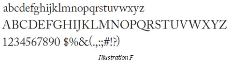 caslon font