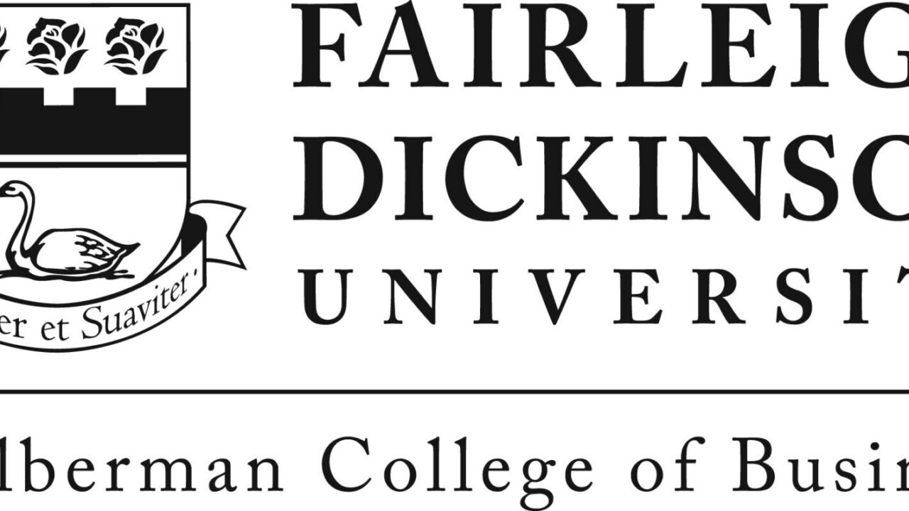 black and white fdu logo for silberman college