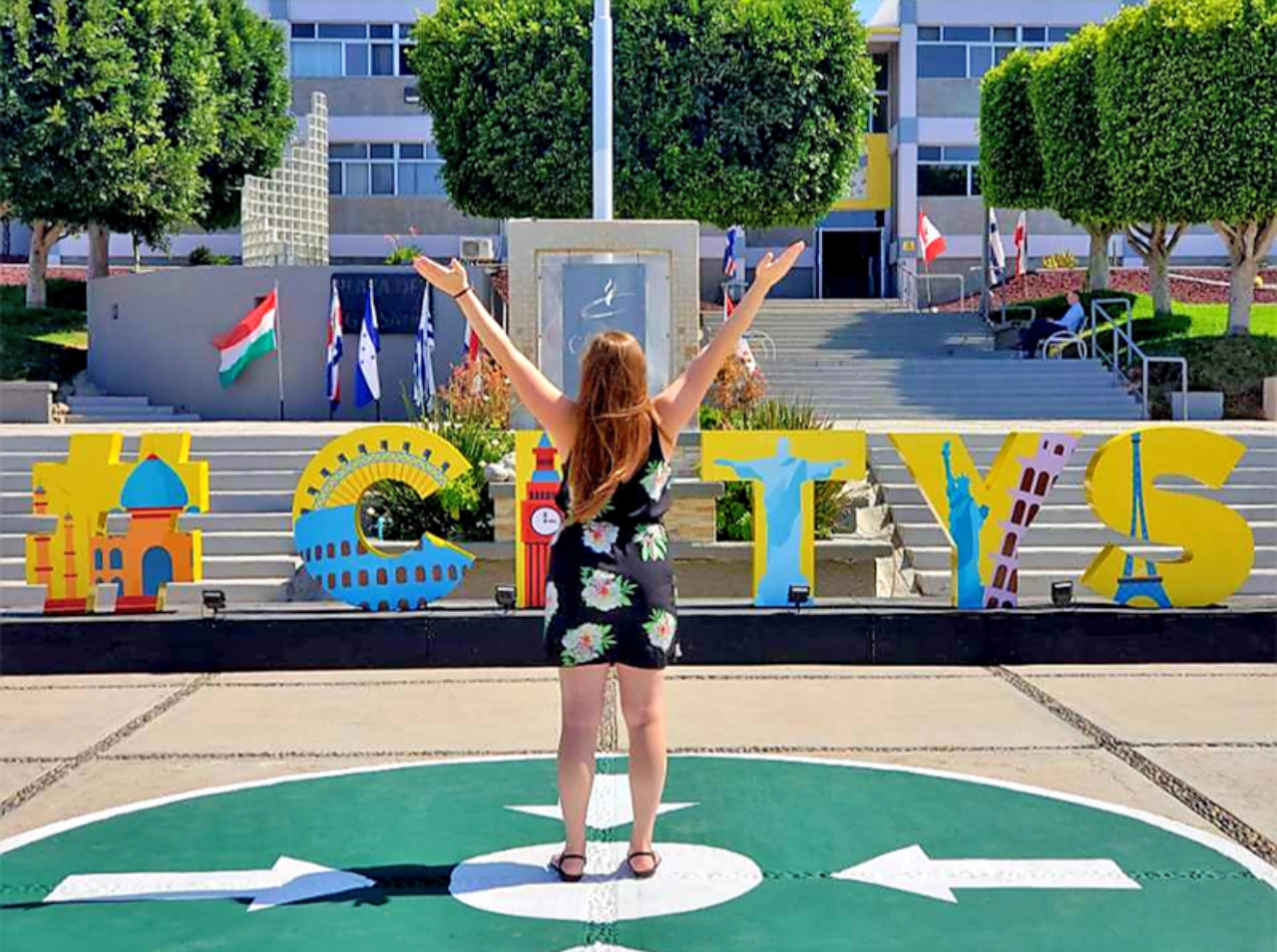 Ashley May celebrates study abroad at CETYS Universidad in Mexico.