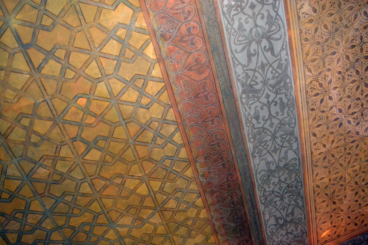 decorated ceiling