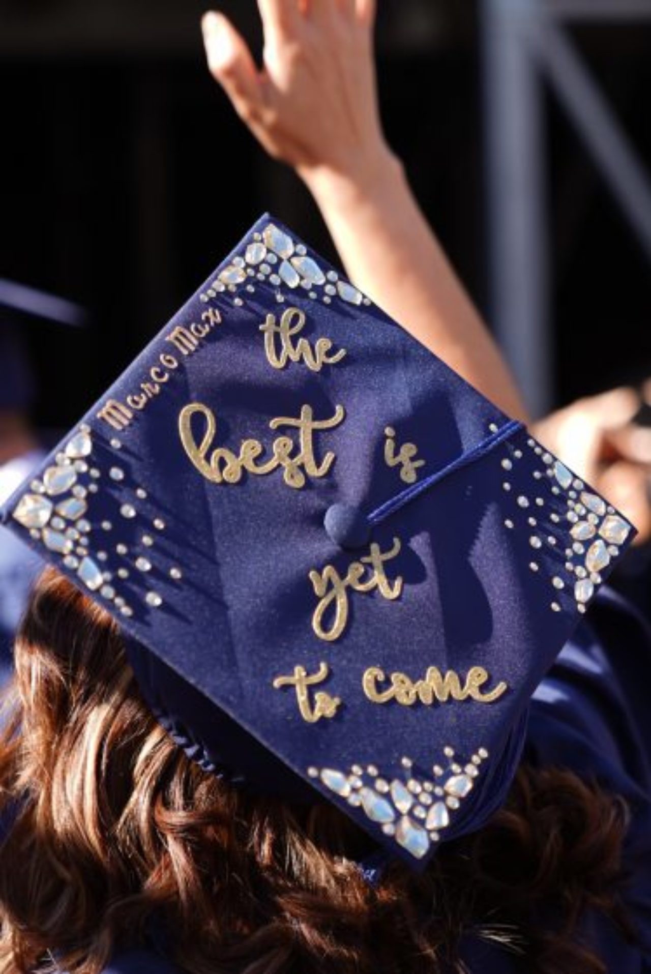 decorated graduation cap
