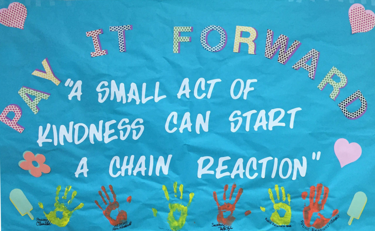 Pay it Forward sign