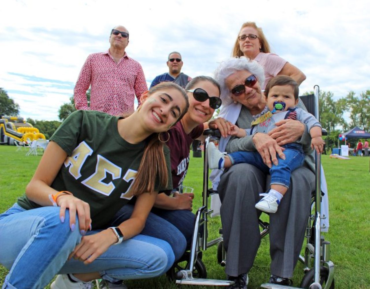 family outside