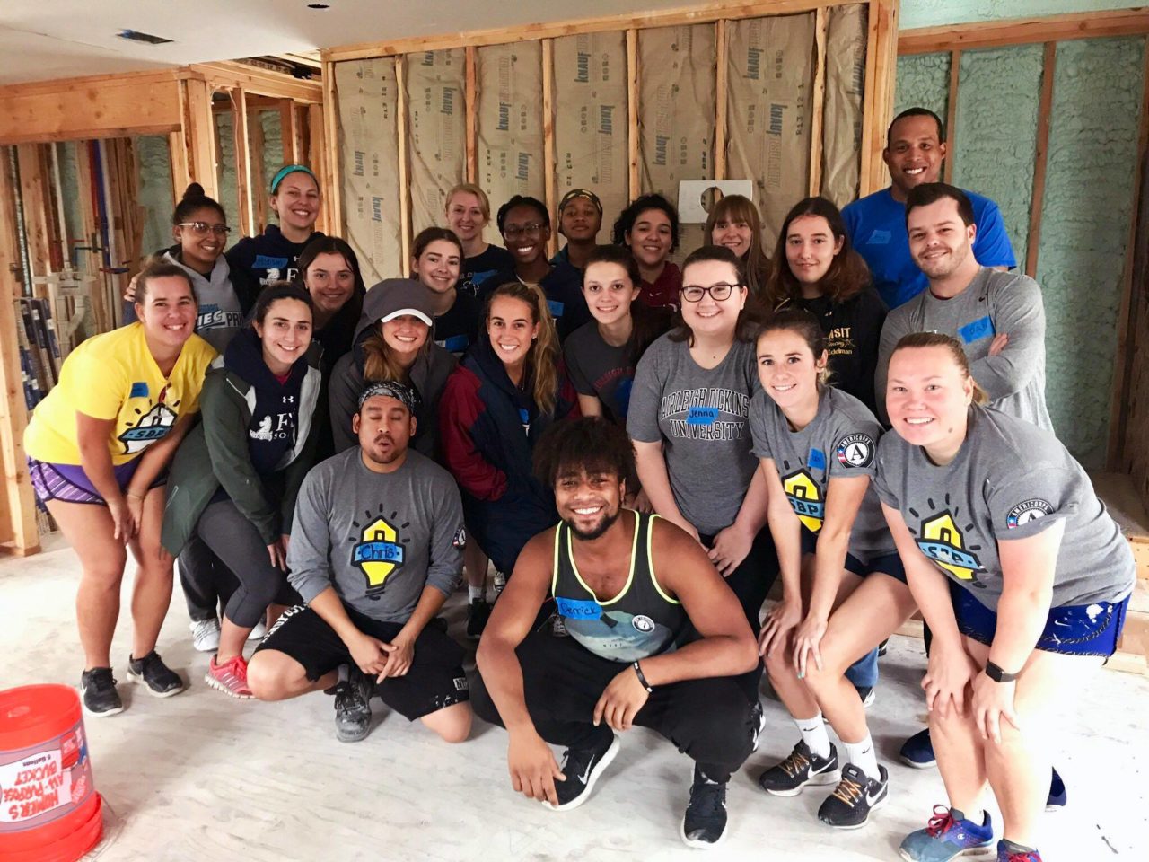 Knights bowling, fencing and softball help rebuild homes