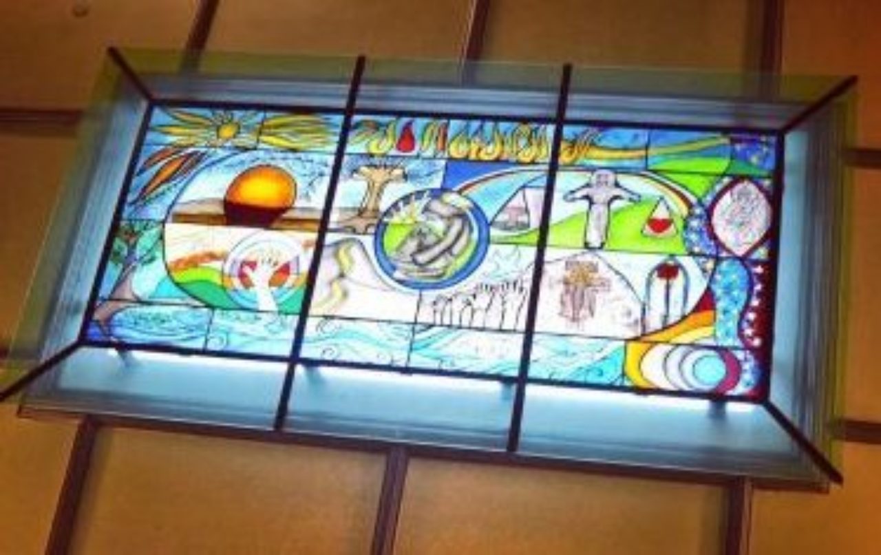 stained glass window
