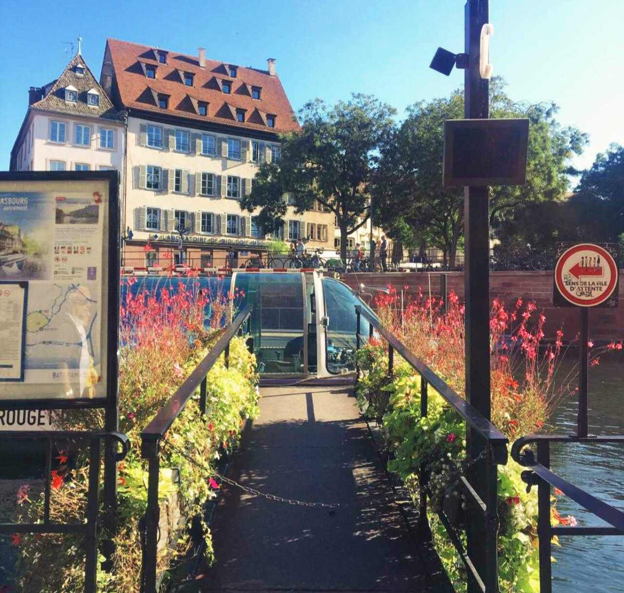 A sunny and vibrant day in Strasbourg, France!