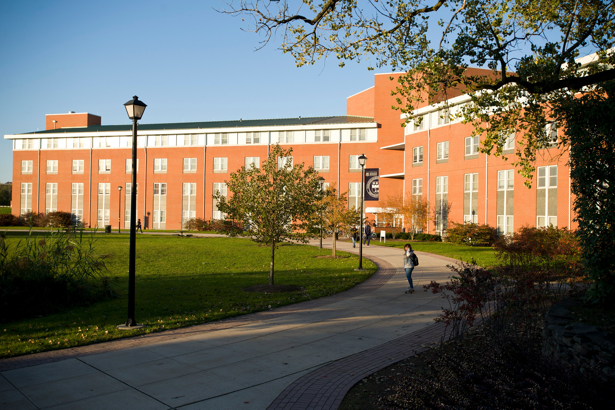 A large building.