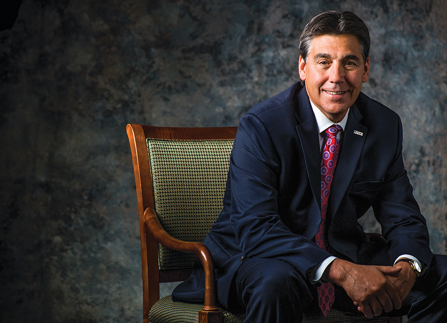 A portrait of FDU President Christopher Capuano