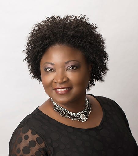 Portrait photo of a woman