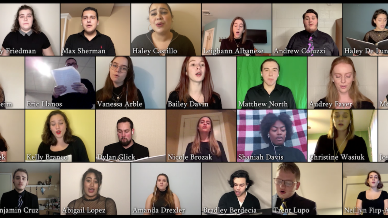 FDU Chorus sings virtually