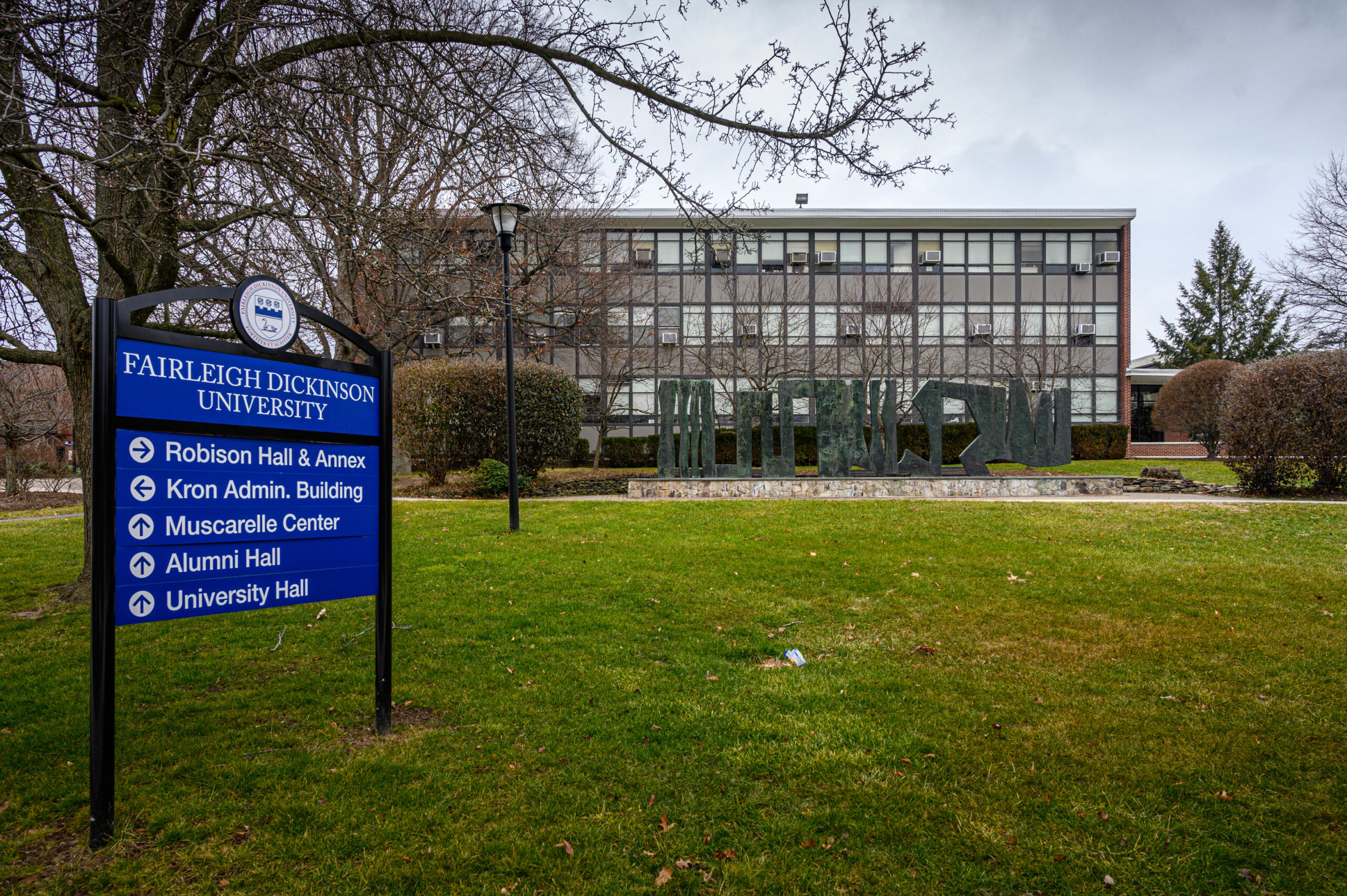 A photo of the Metro Campus sign and building