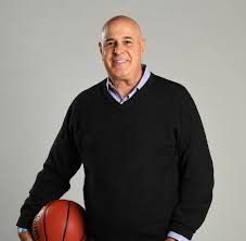 Portrait of Seth Greenberg with a basketball 