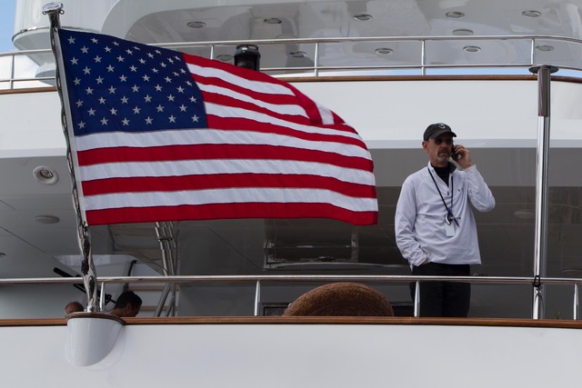 Baratta on the Wolf of Wall Street boat