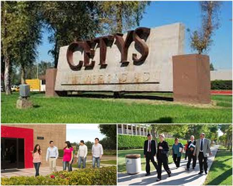 Collage of scenes from CETY's campus