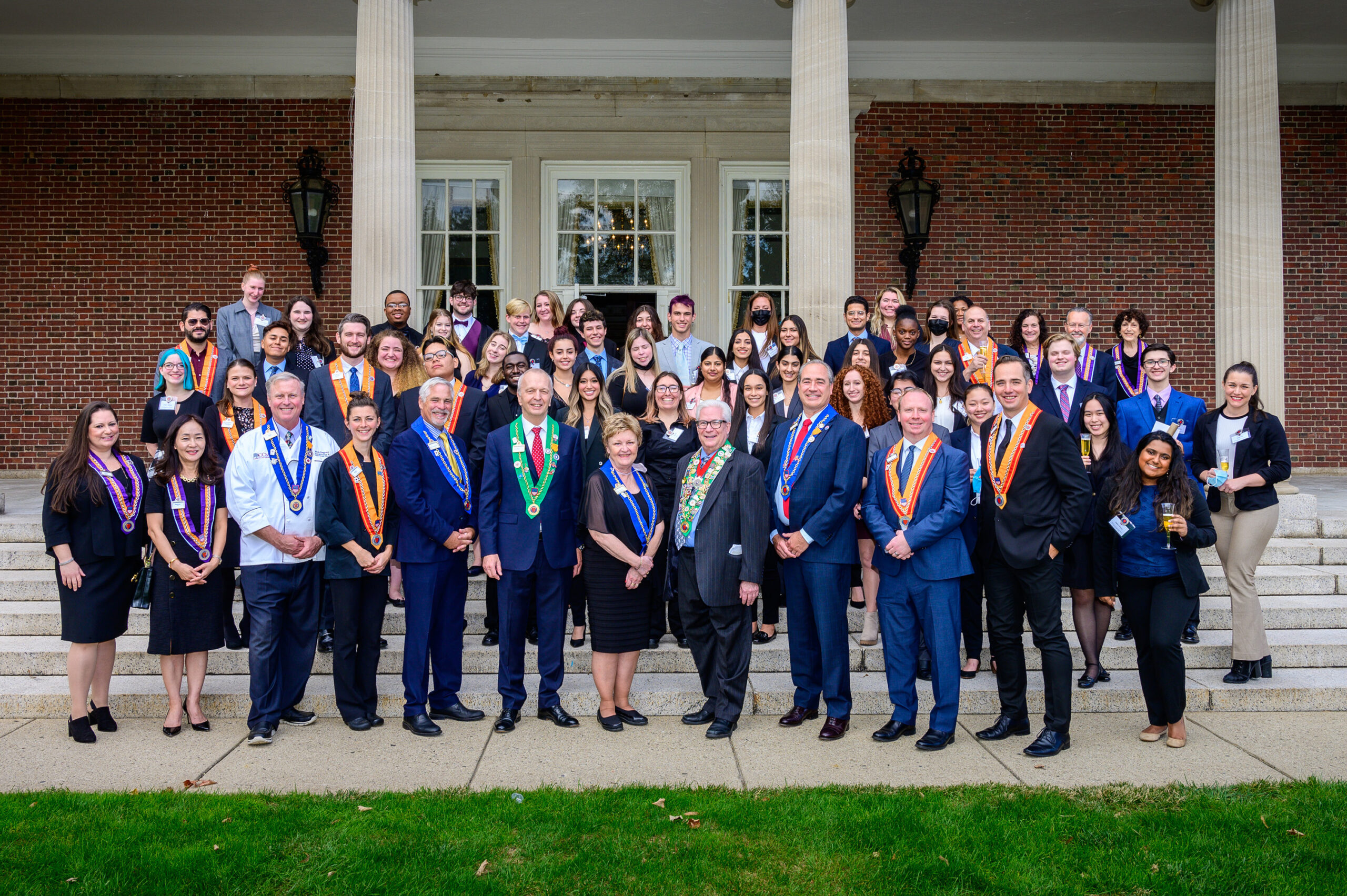 A group photo at the Joseph Donon induction ceremony.