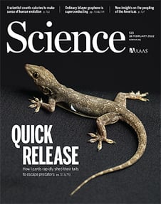 Science Magazine Cover