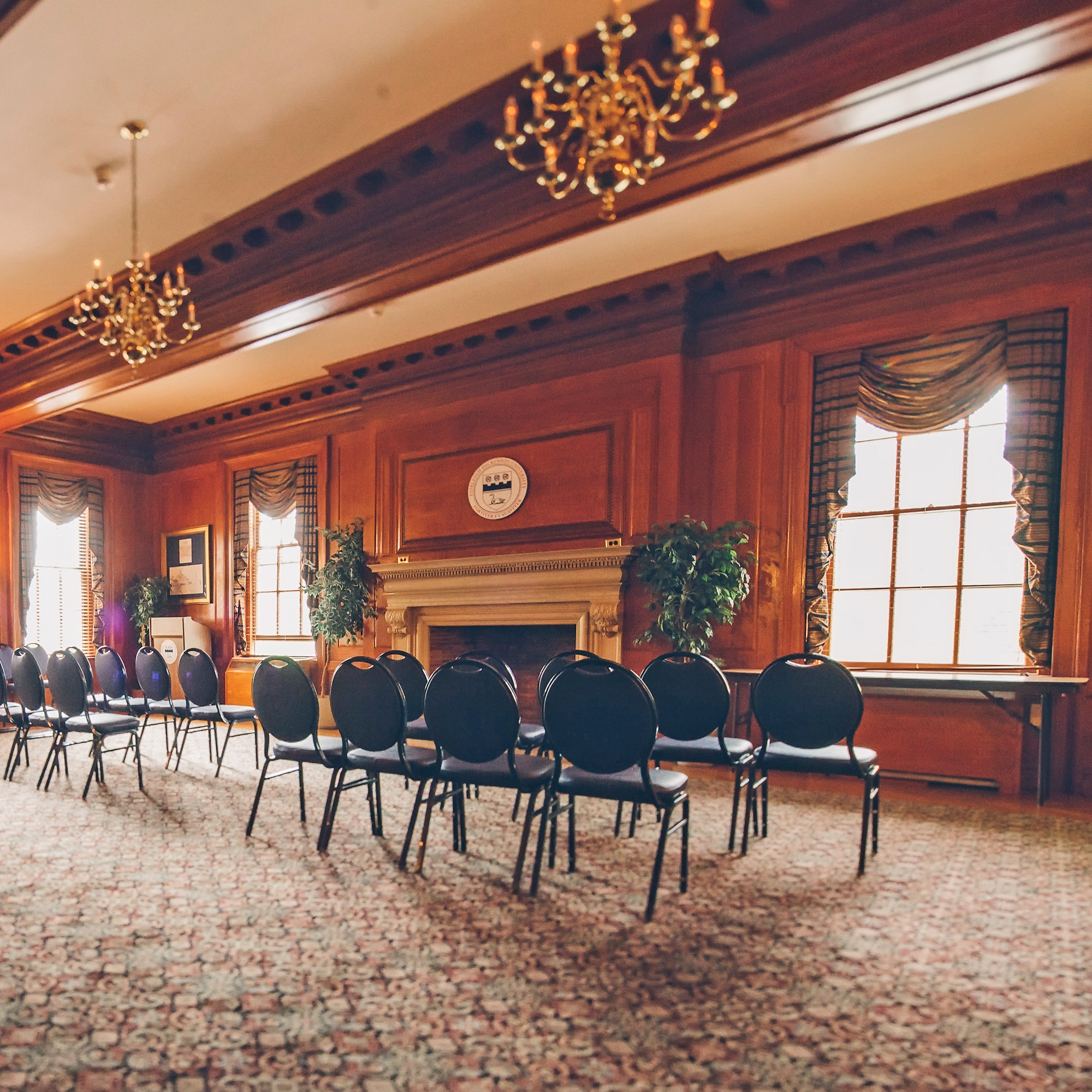 Hartman Lounge in Hennessy Hall.