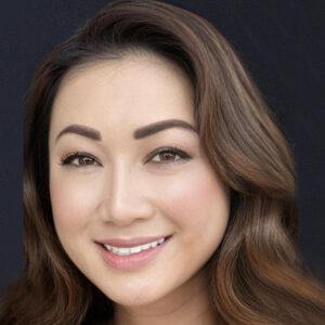 Close portrait of a woman.