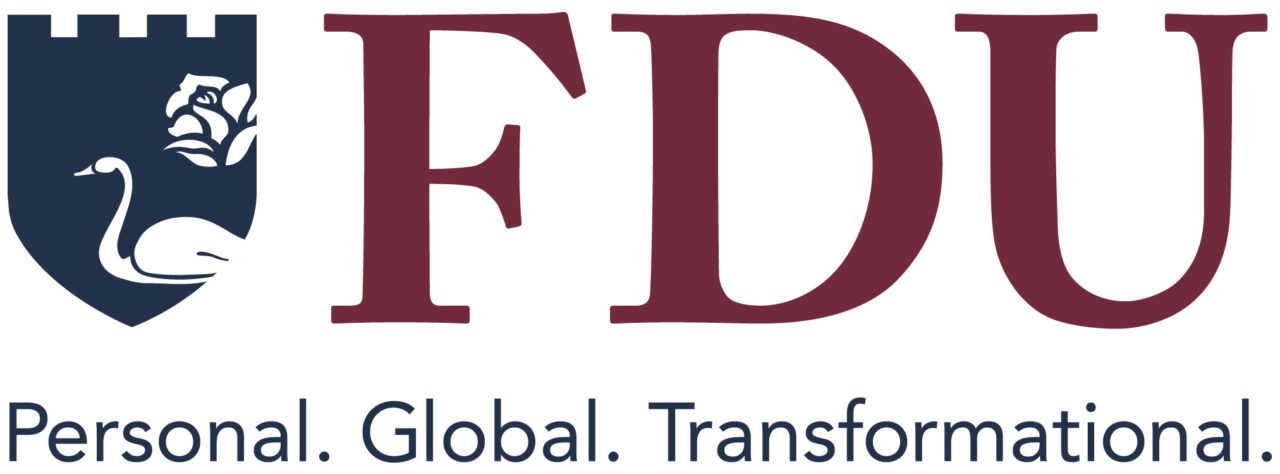 The FDU shield, logo and tagline.
