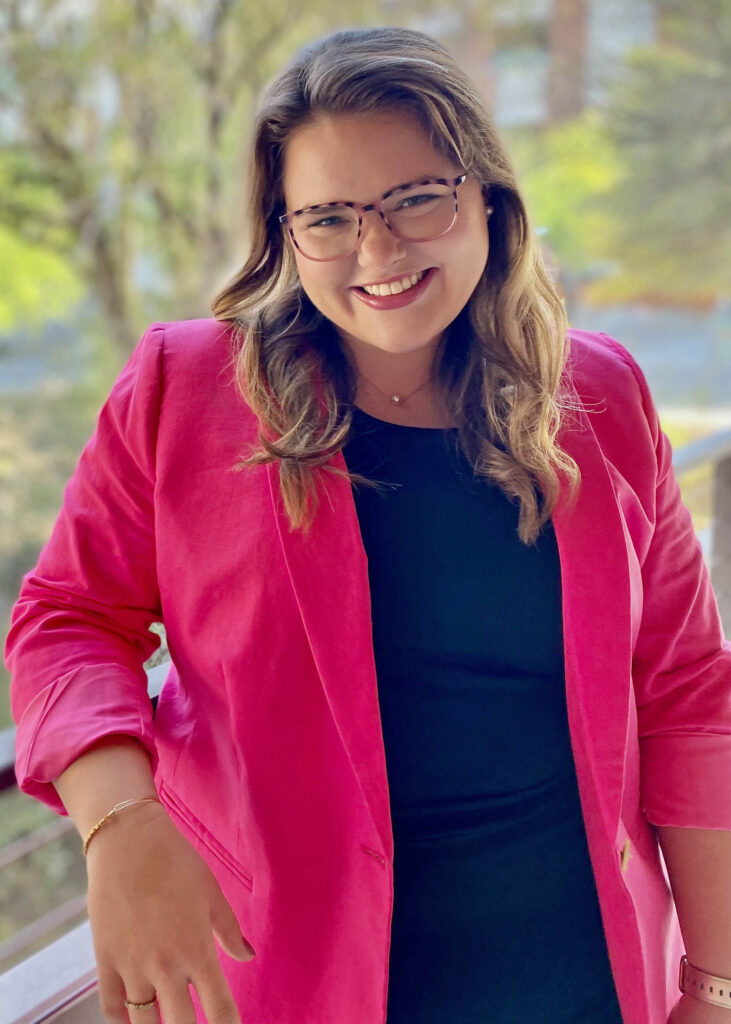 a professional headshot of a woman