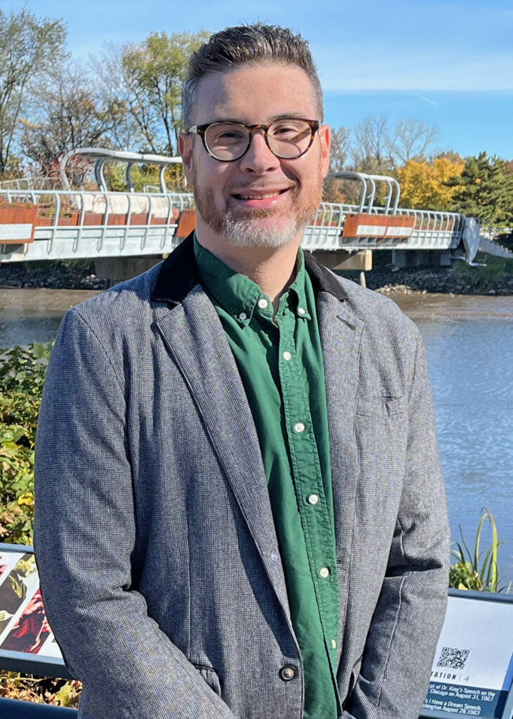 a professional headshot of a man