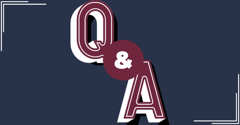 graphic of a Q and A teaser.