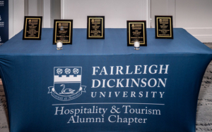 table displaying awards