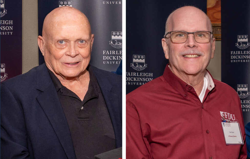 Honorees William Roberts, left, and Neal Sturm.