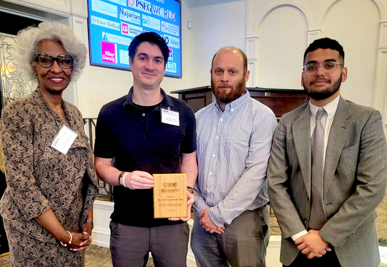Four people at CIANJ awards ceremony