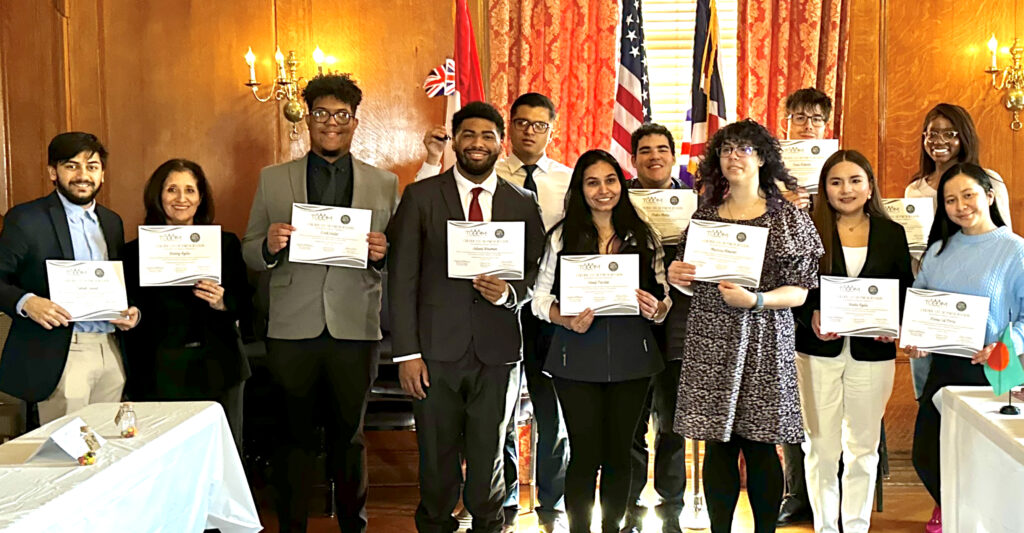 Group of students at the Mock Trial Session