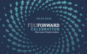 logo for FDU Forward 2025.