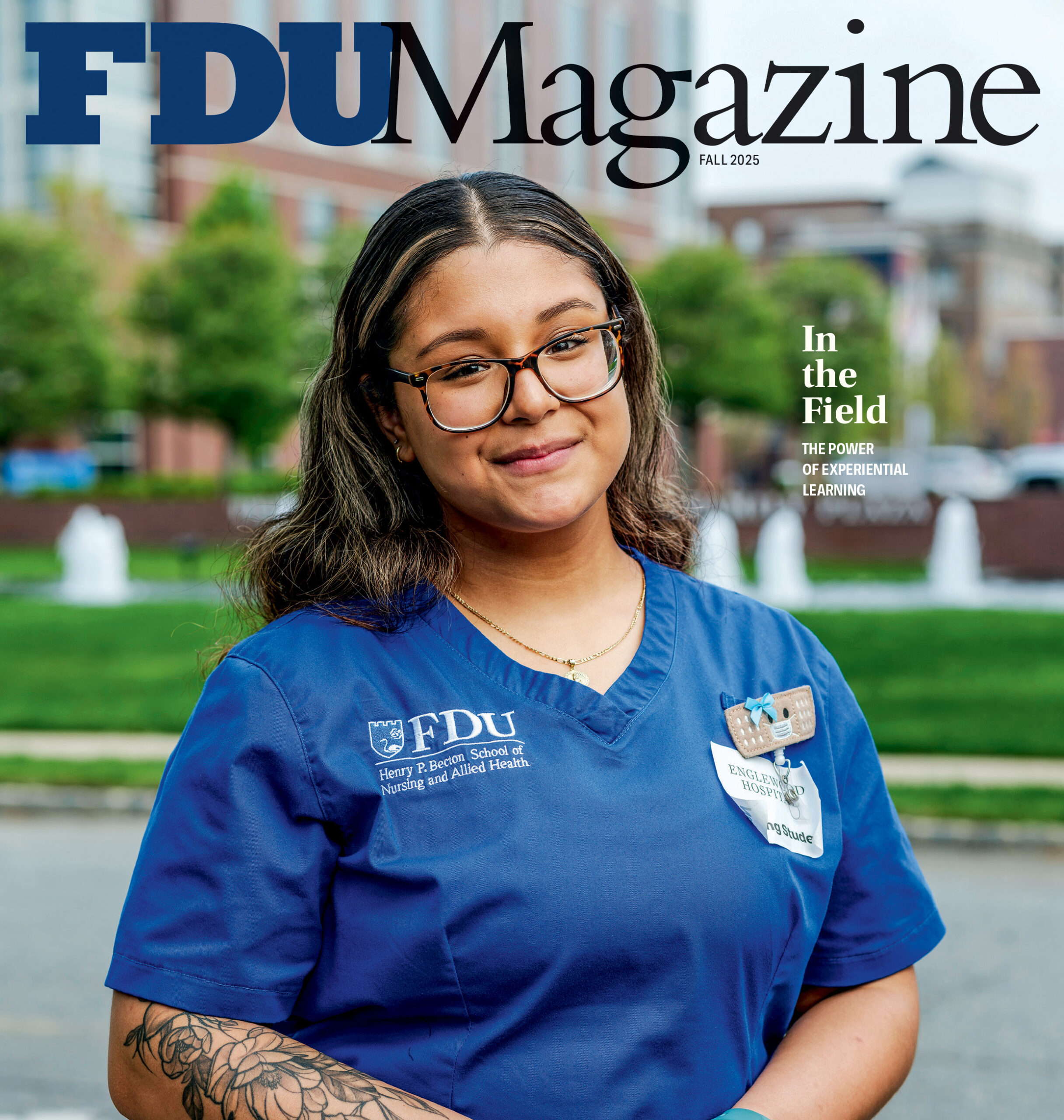 The Fall 2025 cover of FDU Magazine.