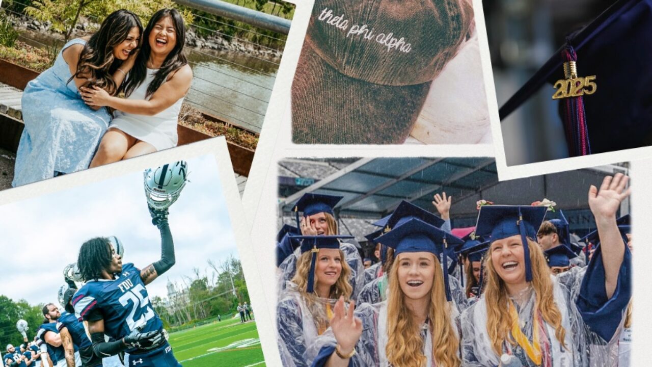 A collage of graduating students and the things and places they'll miss most.