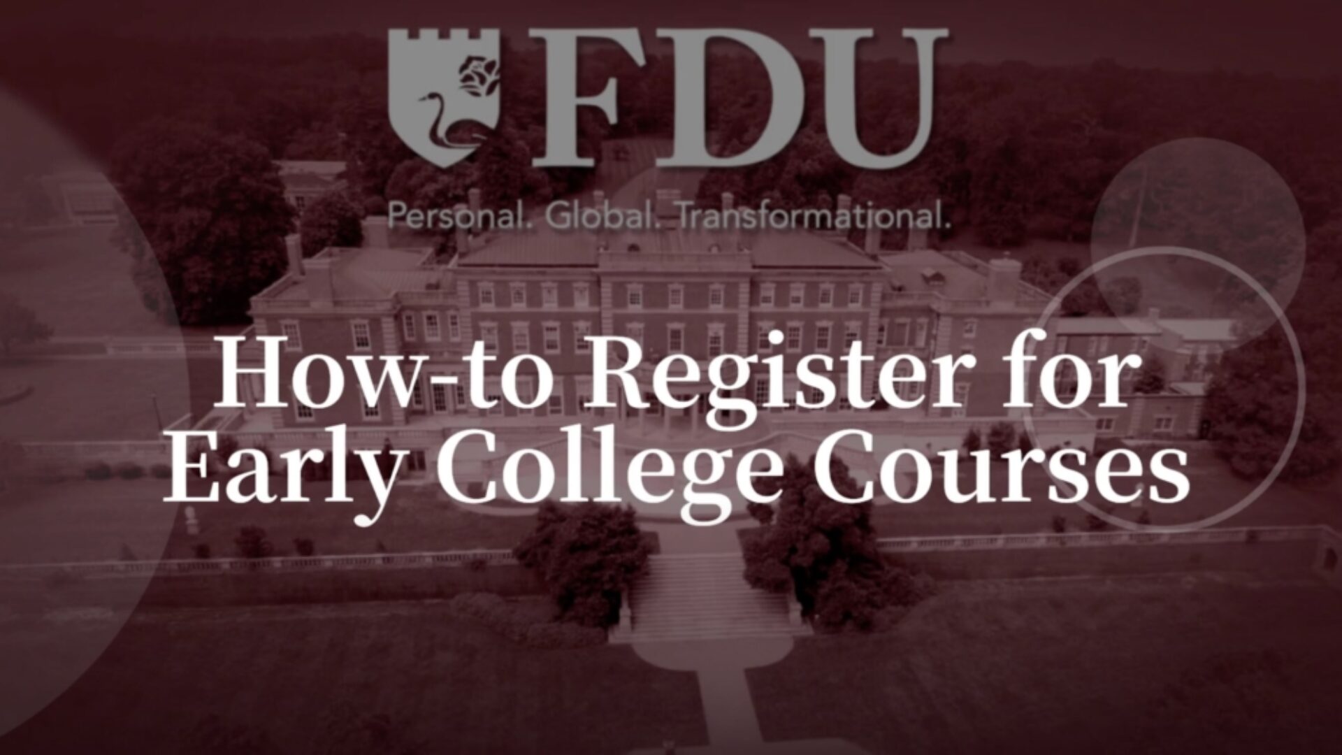 Early College Dual Enrollment Information for High School Students