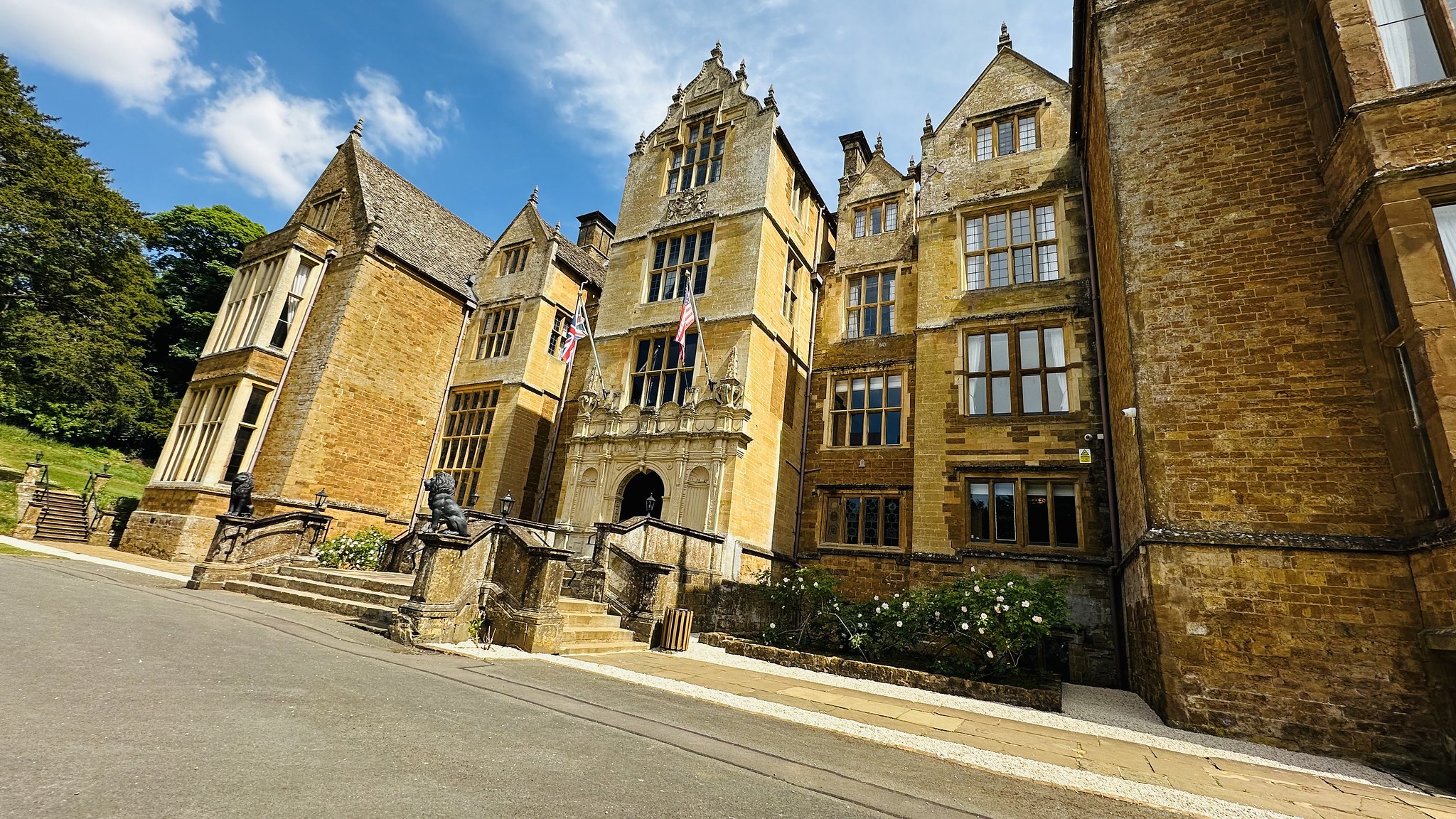 Wroxton College Abbey facade