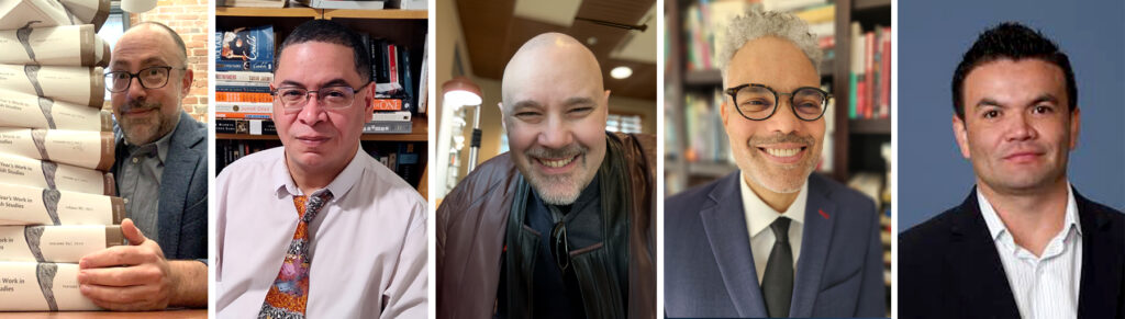 Five headshots of men