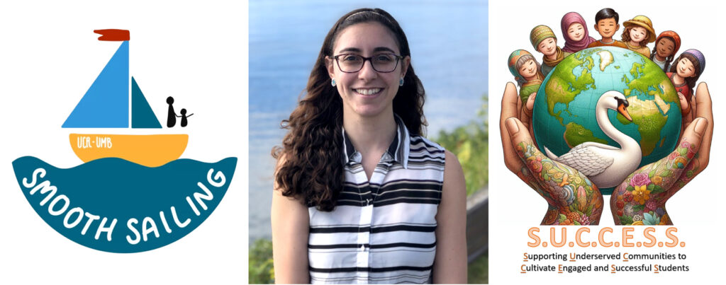 Smooth Sailing logo, woman and SUCCESS logo