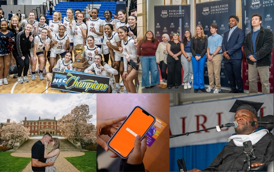 collage of collegian photos.