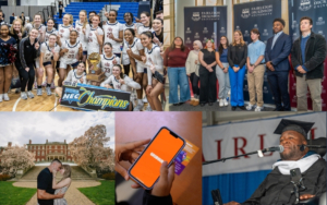 collage of collegian photos.