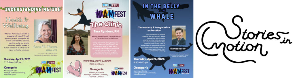 3 flyers and one logo image