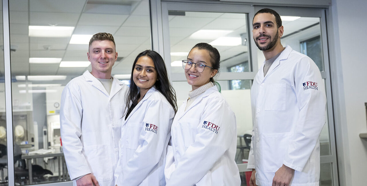four FDU students