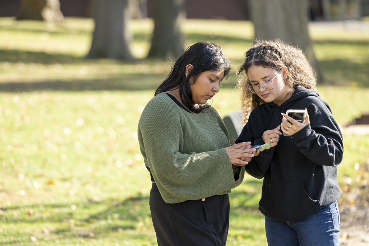 2 students contacting FDU