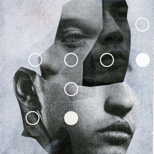 An abstract piece of art representing personality and character traits.